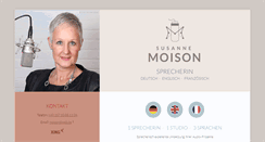 Desktop Screenshot of moison.de